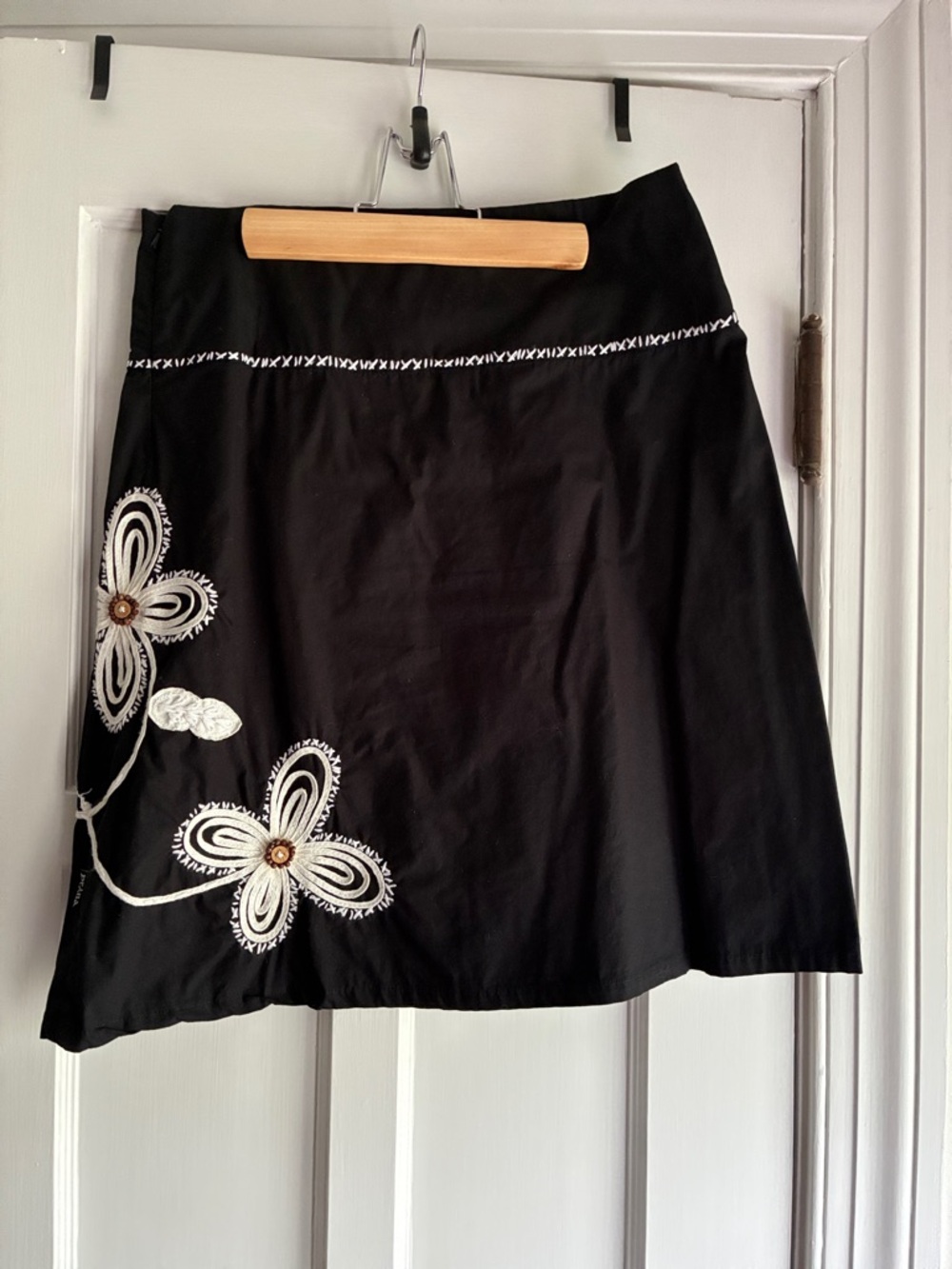 Prana Cotton Embroidered Skirt